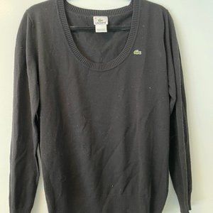 Lactose Black Long Sleeve Sweater